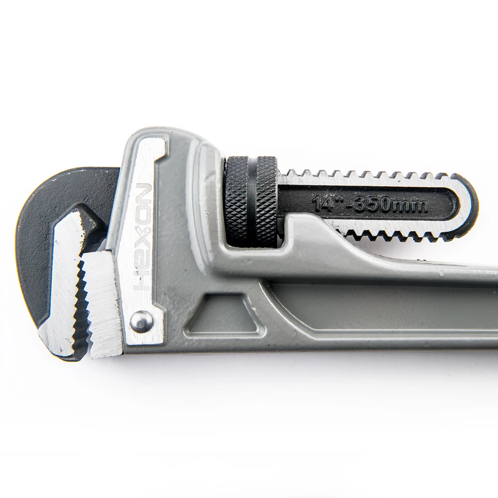 Drop Forged Aluminum Adjustable Plumbing Wrench Tool Straight Pipe Wrench