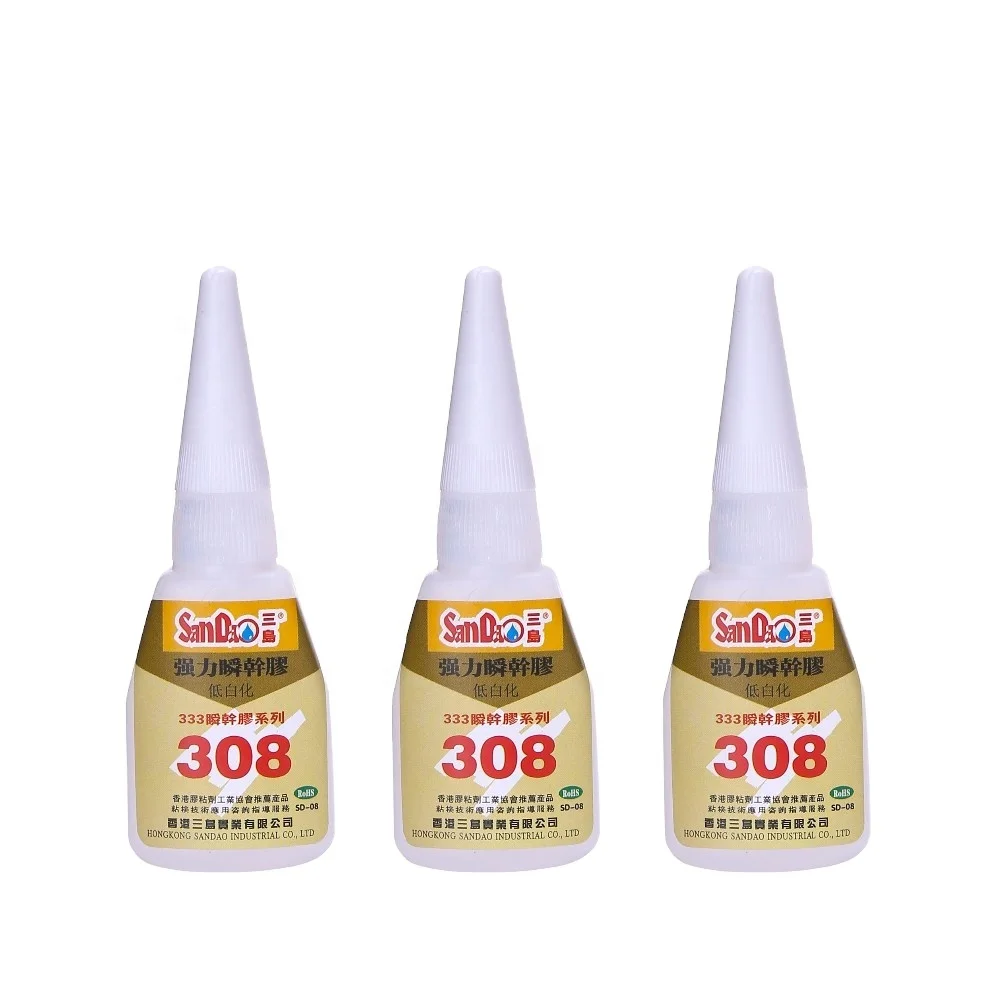 Factory Direct Sale Low Odor SD308 Instant Super Glue For Magnets And Metals
