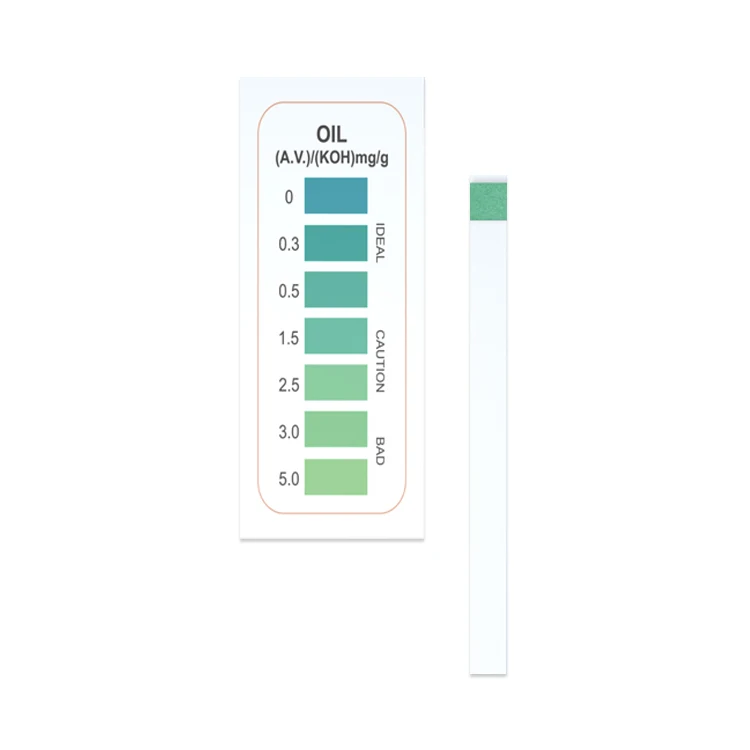 Factory Hot sale cooking oil quality test strips test FFA 0-5 cooking oil tester cooking oil test strips
