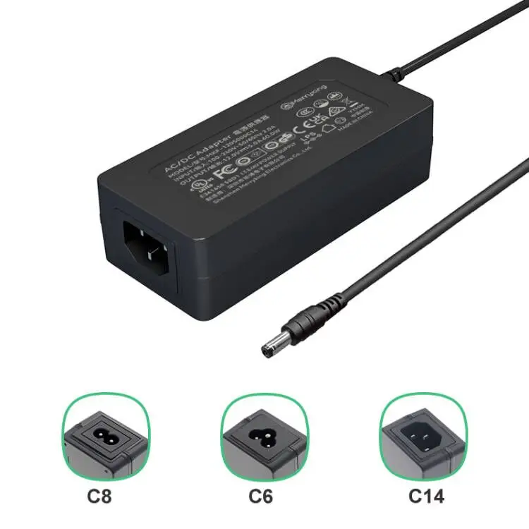 Laptop Power Adapter 12V 5A 60W AC DC Adapter 15V 4A Desktop Power Supply 20V 3.25A USB-C Power Adapter