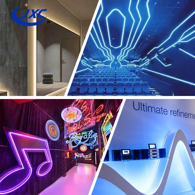 Outdoors Flexible Luces  LED Lights Neon LED Strip RGB Words Decoration Sign Letter Bar Dimmable Neon IP67 Waterproof 12V