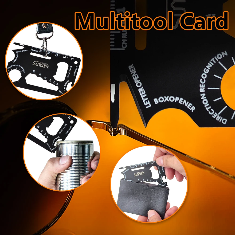 Mini Pocket Survival Business Multi Function Knife Credit Tool card camping gift item card tool