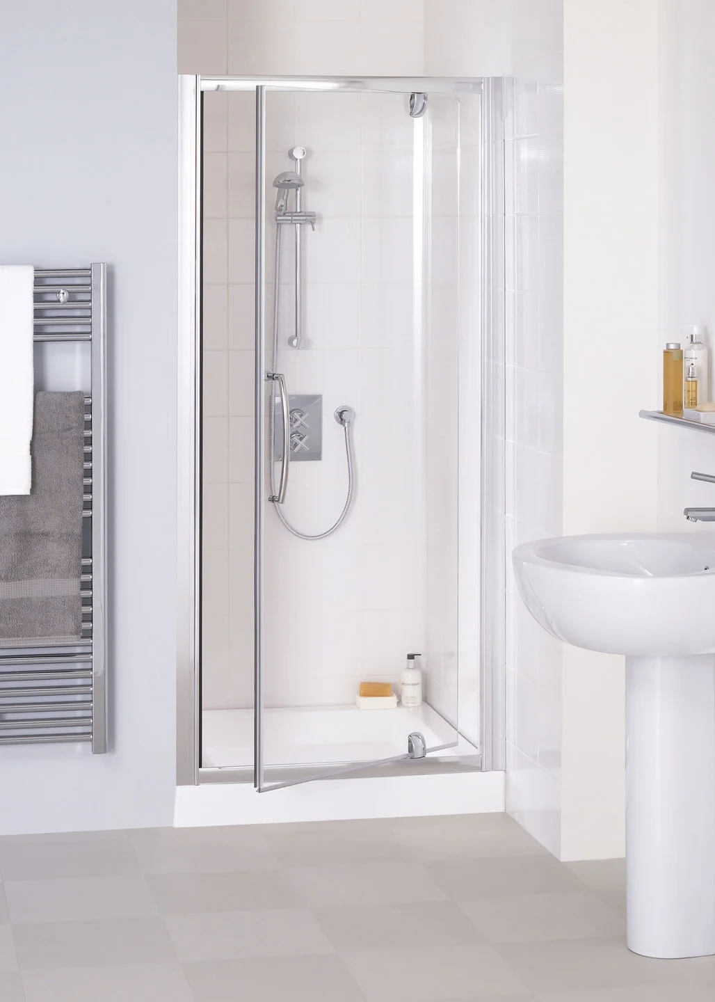 Hot selling shower box with ABS tray corner Bathroom Shower cabin or sided shower pivot door