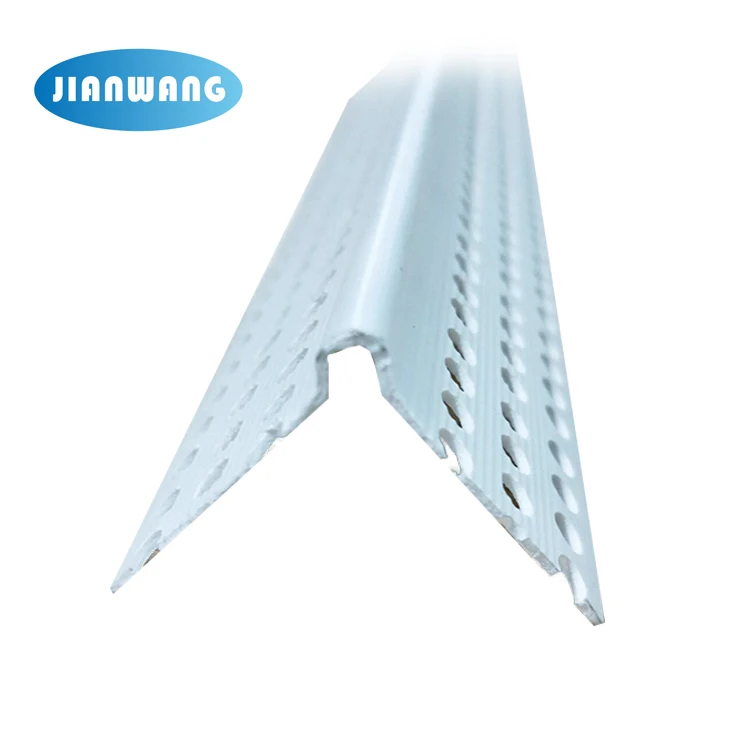 Best Selling Plastic Perforated Angle Corner Bead White Plastic Edge Protection PVC Corner Angle Bead
