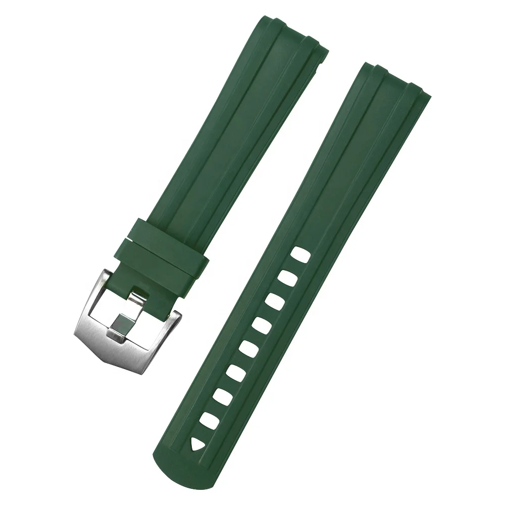 Jettda аксессуары для часов 20 мм 22 цветной изогнутый резиновый ремешок Ome-ga Seamaster 300