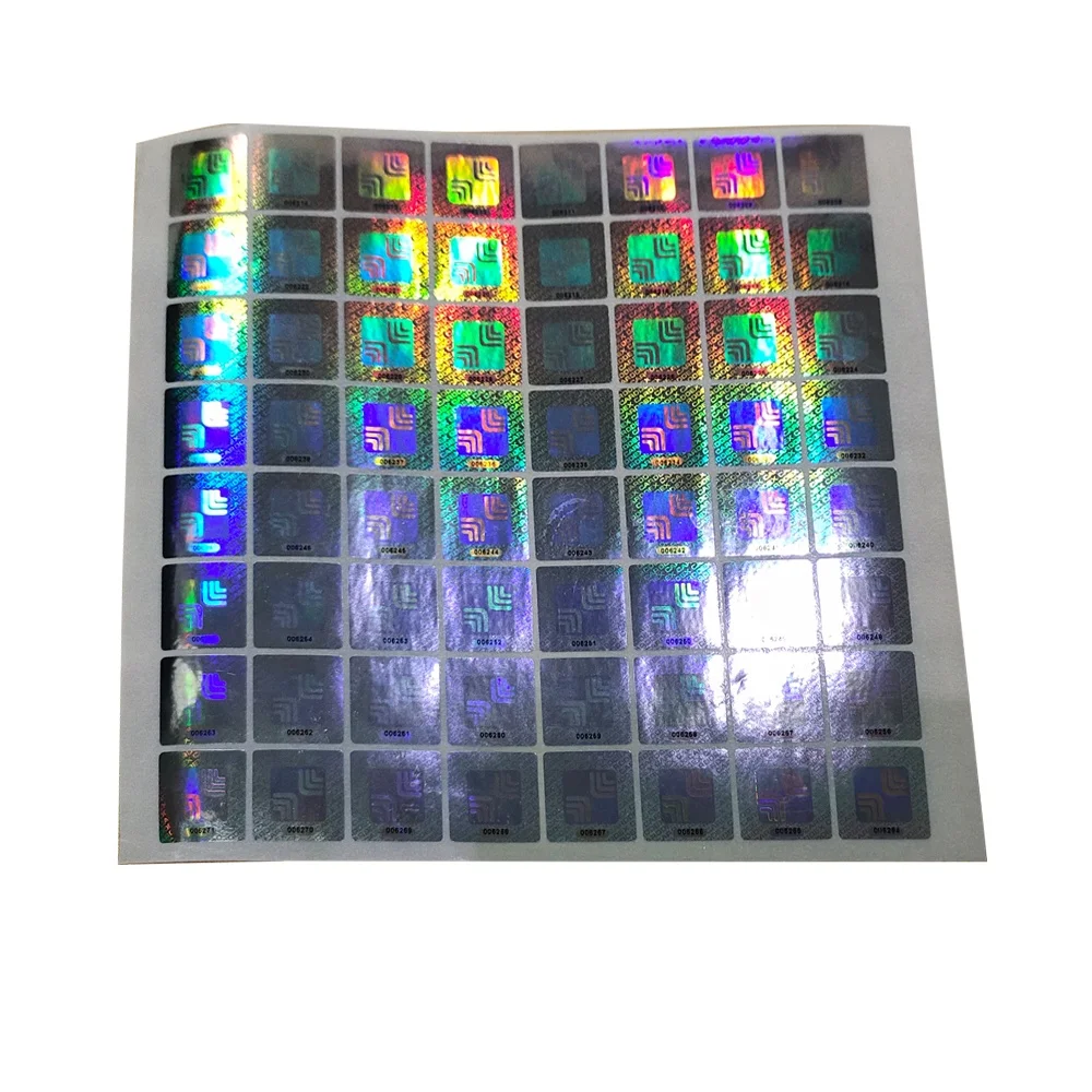 Custom Security Seal Void Hologram Self Adhesive Sticker Label Printing