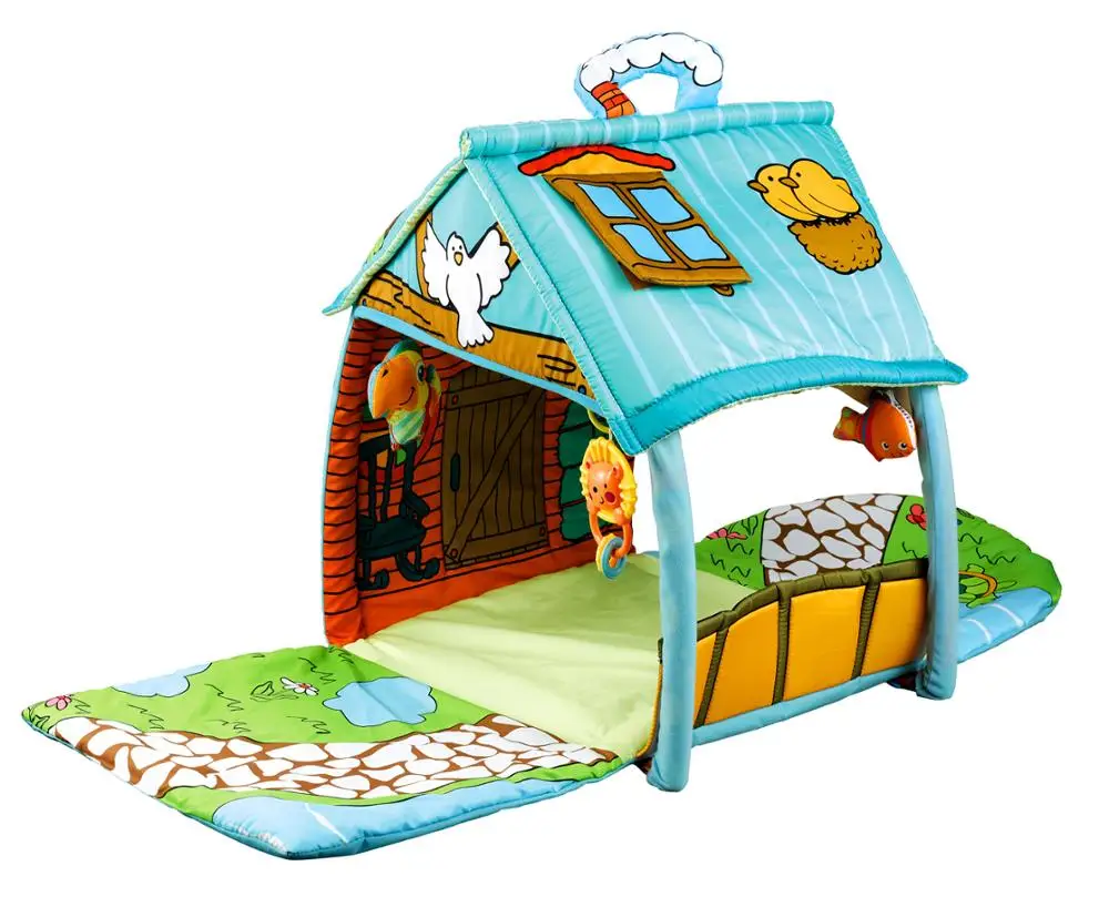 New Arrival Baby Activity Play Gym Mat Educational Toys Baby Playmats with Toys High Quality Non Toxic Cotton Carpet for Baby