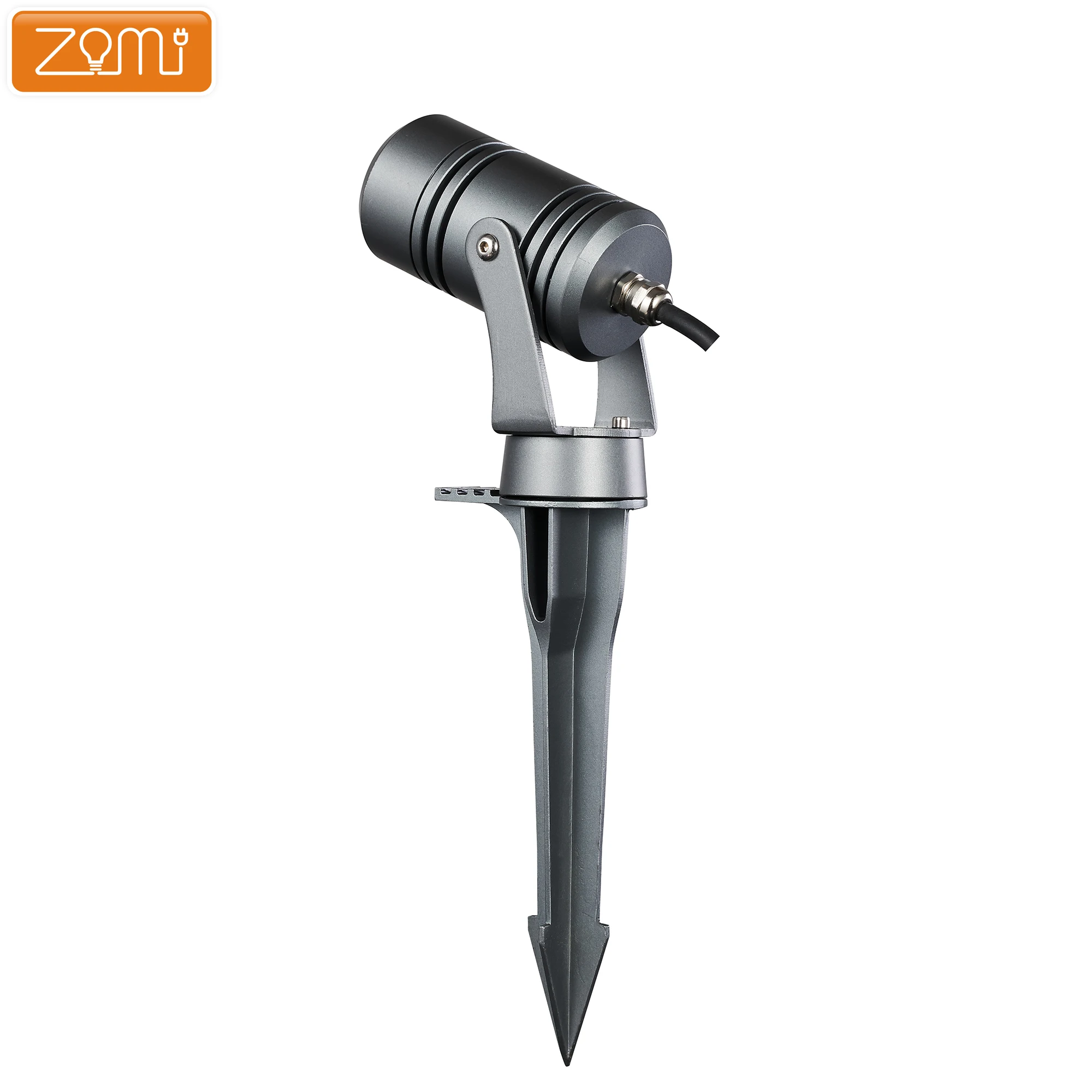 ZOMI Outdoor channel AC220V/DC24V aluminum 12w spotlights Lawn lights Landscape spotlights Led garden garden lights
