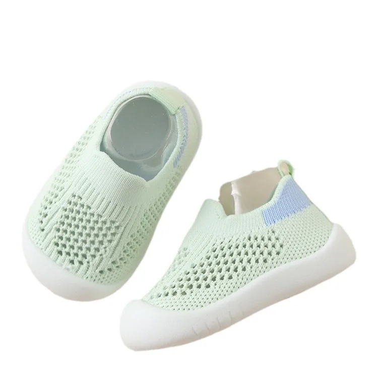 Rubber Sole Child Floor Sneaker Baby Booties Toddler Girls First Walker Cute baby shoes boys and girls