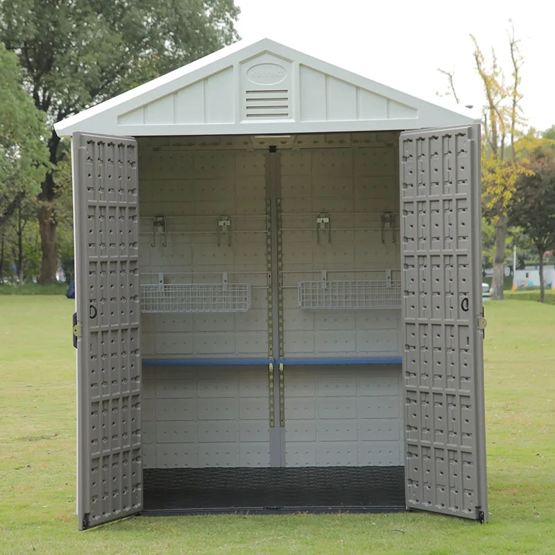 Sustainable 2 Room Small Garden Buildings Shed Waterproof Garden Home Sheds