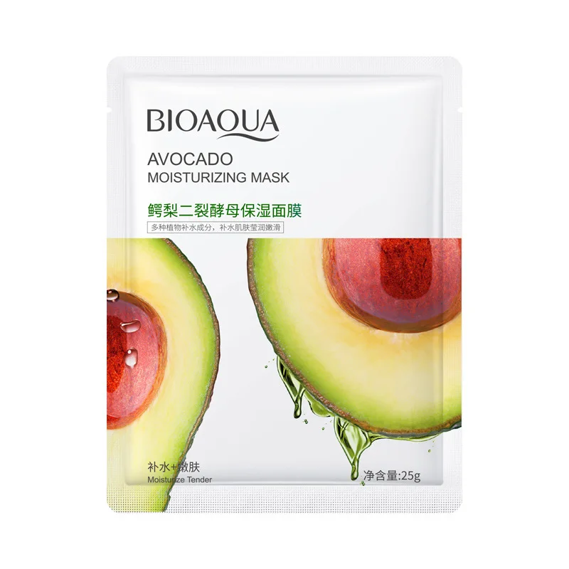  Лицевая маска для лица BIOAQUA mascarillas частная торговая марка натуральные растения фрукты косметическая уход за кожей увлажняющая шелковая