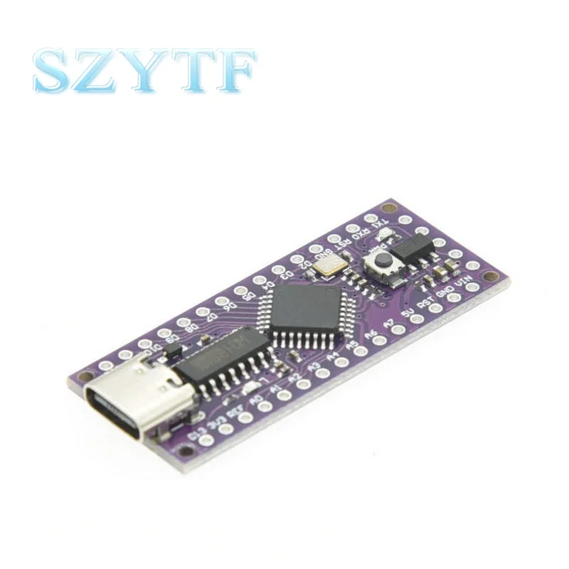 LGT8F328P-LQFP48 MiniEVB TYPE-C with 16M crystal version Demo board instead of NANO V3.0
