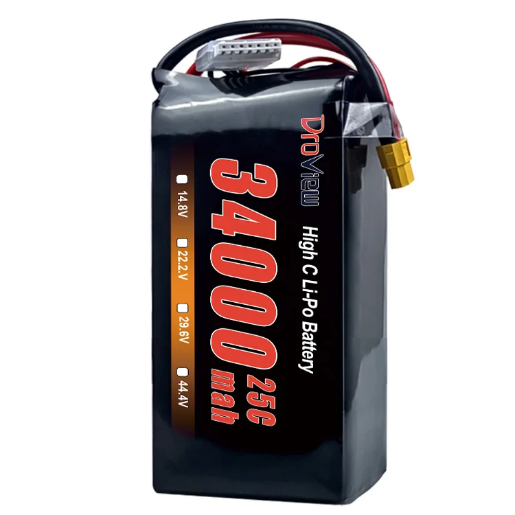 Высокая емкость Lipo батарея XT90 6S 12S 14S 22 2 V 44 4 25C 34000mAh 40000mAh 44000mAh для сельскохозяйственных дронов