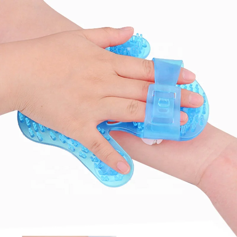 Palm Shaped Massage Glove Full Body Massage Tool with Roller Ball
