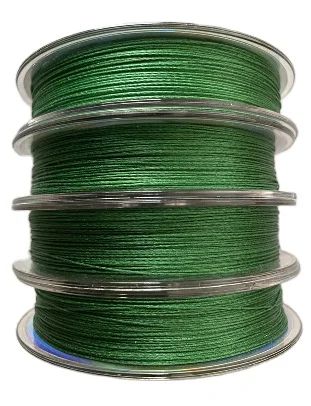 OEM packing  X4 pe braided line  100m connected spool
