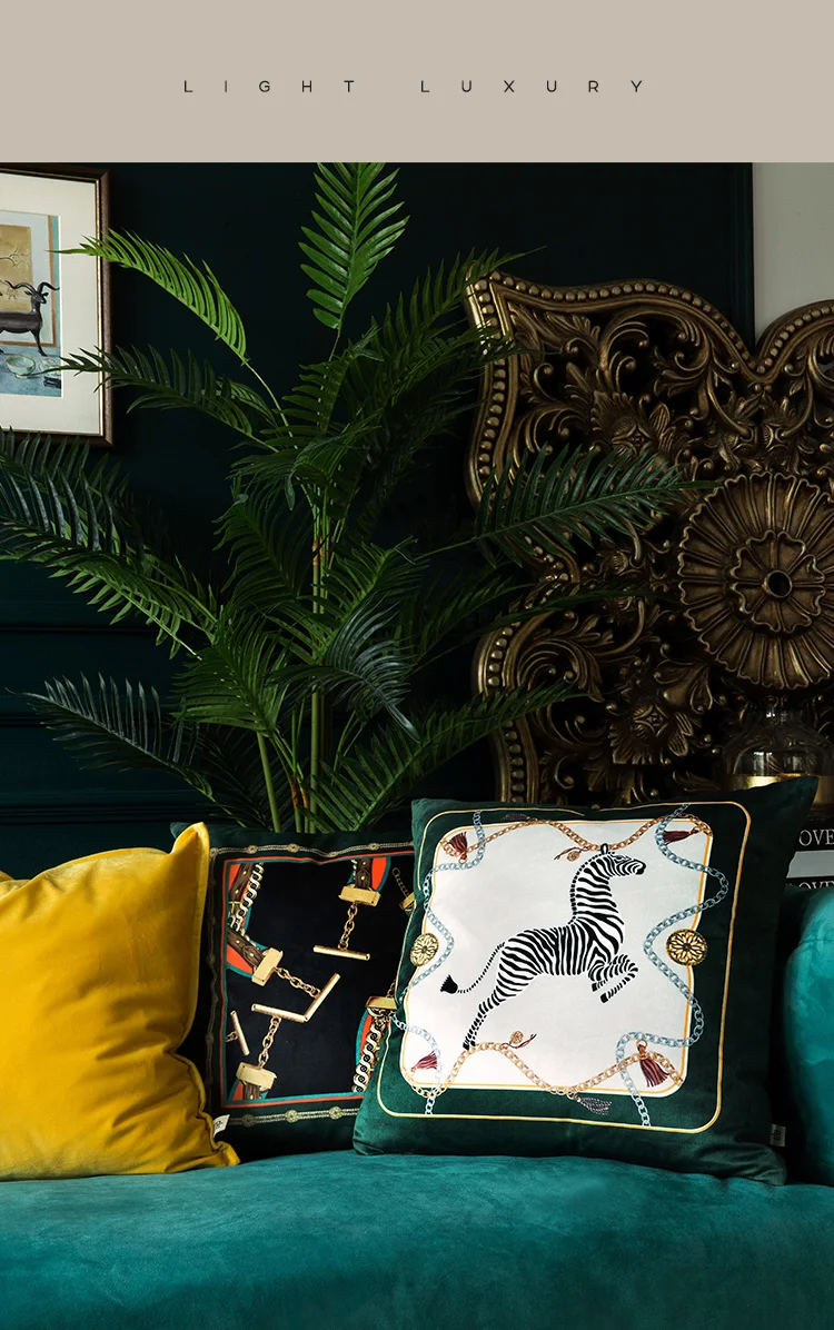 RTS Home Decor Pillows Wholesale Christmas Decorations Square Velvet Cushion Cover For Sofa Korean Style Throw Pillow