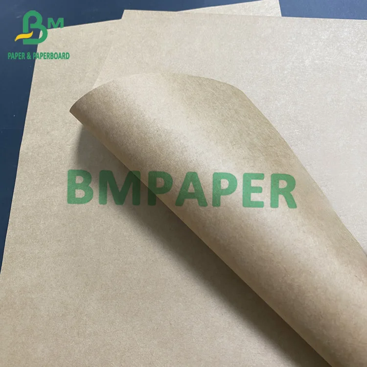 Brown / White Virgin Kraft Paper 90gram 102cm Wide For Cement Bags