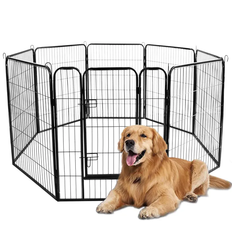 Pet Supplies Free Combination Adjustable Portable Folding Heavy Duty Wire Dog Exercise Outdoor Dog Fence