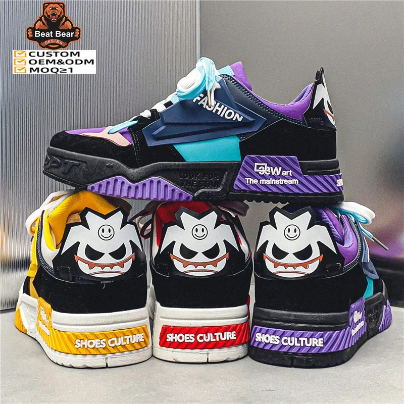 Original Custom Logo Retro Men Women Skateboard Manufacturer Basketball Casual Leather Sneakers Shoes For Low Top Custom SB