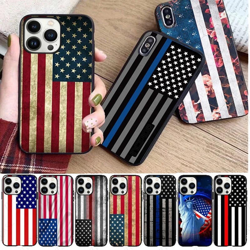 16promax 16plus 16pro 16 Чехол для мобильного телефона с флагом США Iphone 15 14 13 Promax Pro Max Plus