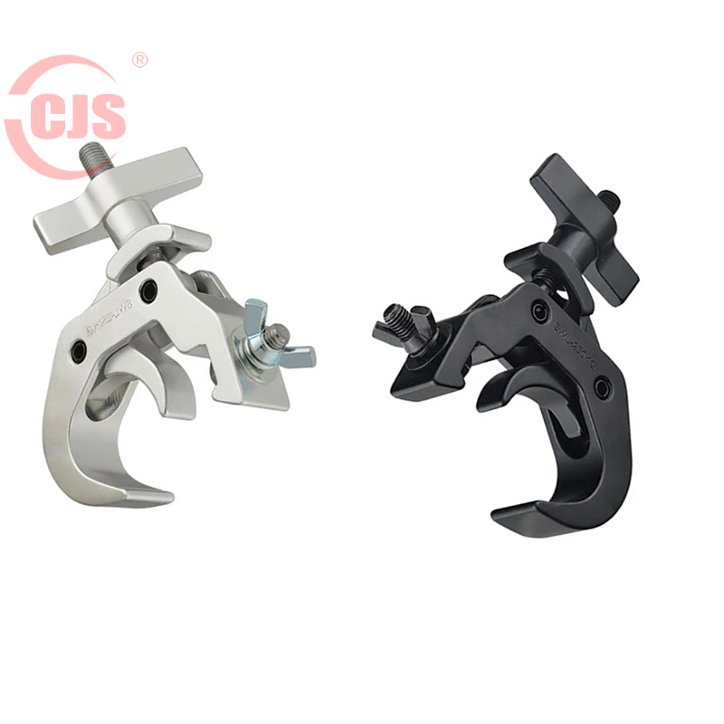 CJS5005 Tube 48-51mm Load 250kg Aluminum Stage Lighting Truss Display System Accessories Coupler Pipe Truss Clamp Hook