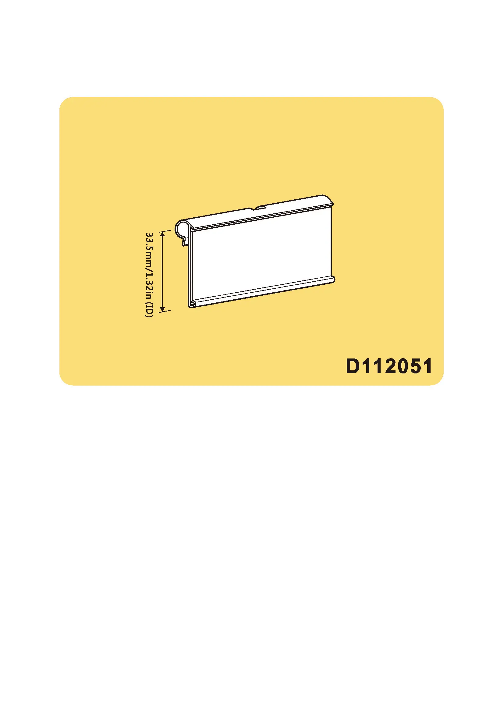 HZL Factory Flexible Custom Clear Plastic Display PVC Acrylic Display Shelf Scan Label Strip Card Holder Price Tag For Hooks