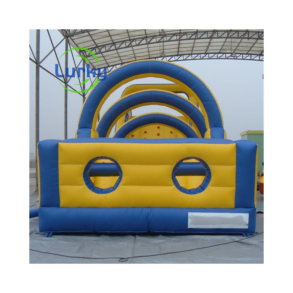 Wholesale Price Custom Outdoor Playground Large Inflatable Obstacle Course Inflatable For Kids And Adult