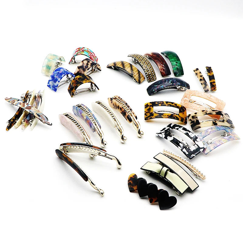 Wholesale Women Metal Barrett Hair Clip French Pour Cheveux Barrette French Hair Barrettes