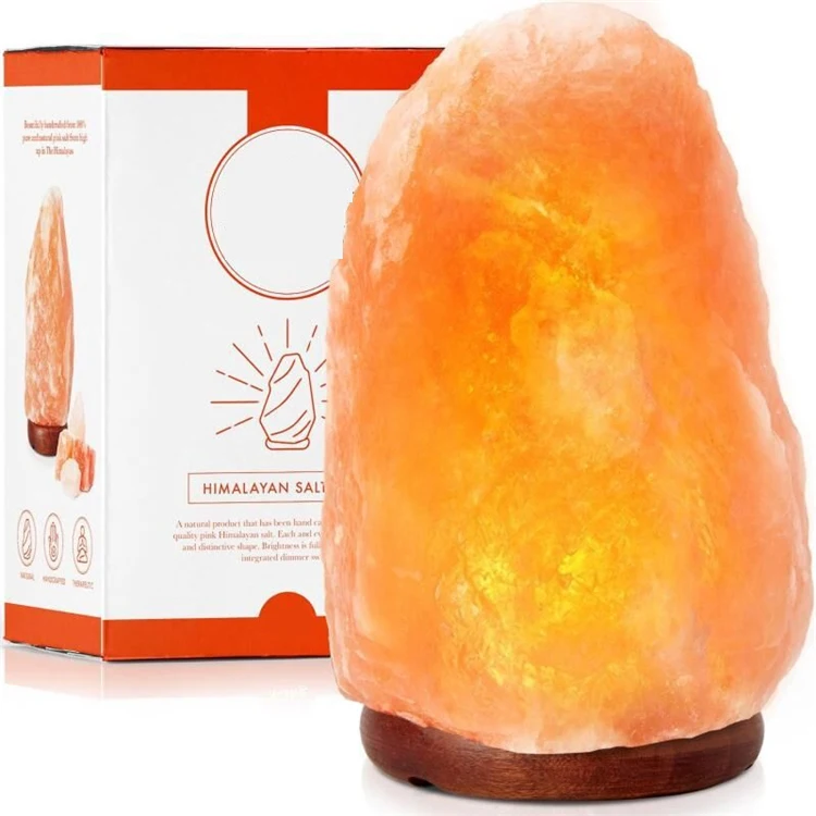 
Himalayan Lamp Crystal Lamp Claming Natural Craft Claming Warm Light Dimmer Plug Type Salt Lamp 