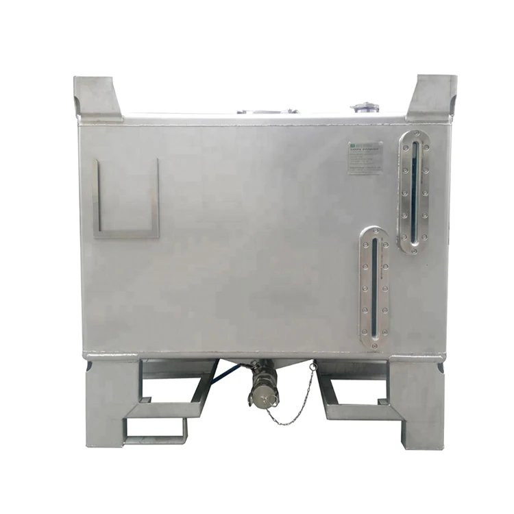 Контейнер для хранения из нержавеющей стали объемом 500 л, 1000 л, 1500 л