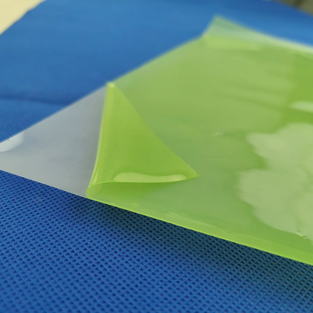 New product reusable silicone film kitchen baking Wrap&Seal&Bake high temperature light green Food  wrap