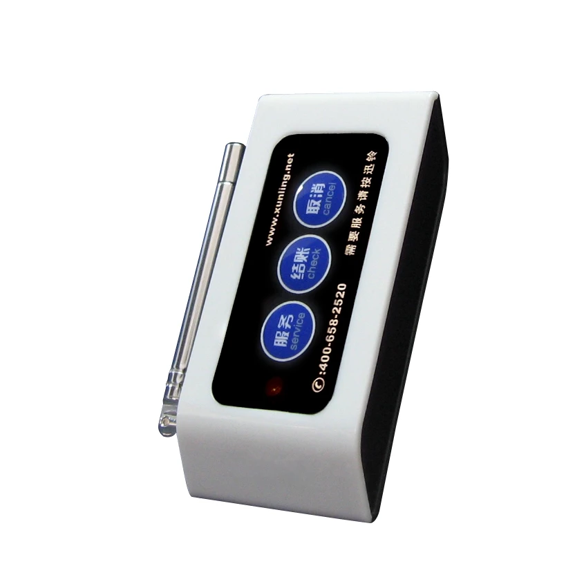 Guaranteed quality proper price waiter call button long distance pager wireless calling system
