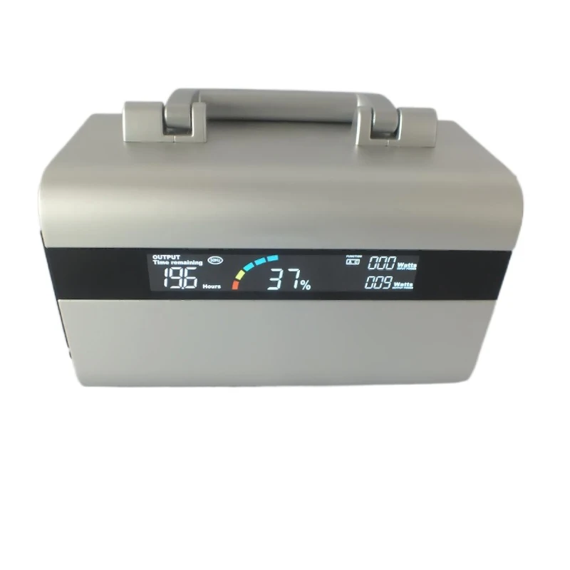 Outdoor 600W Portable Power Station AC 110v/220v Home Solar Energy Storage Power Supply