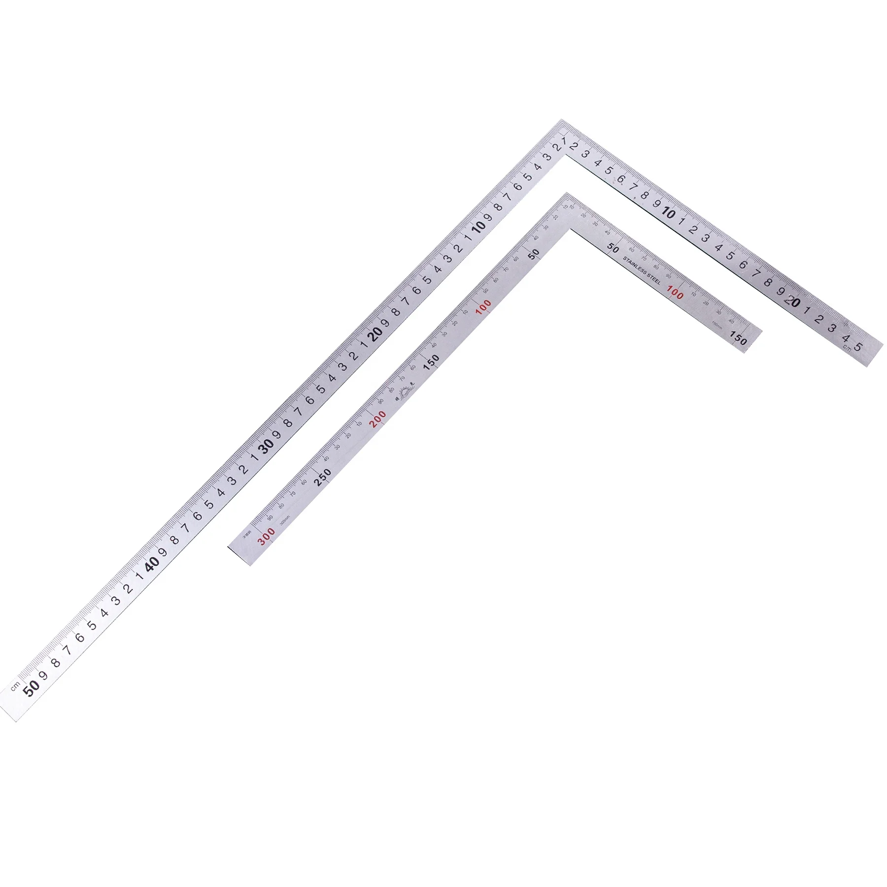 Metal Try L-Square Angle Square Ruler Measuring Tool