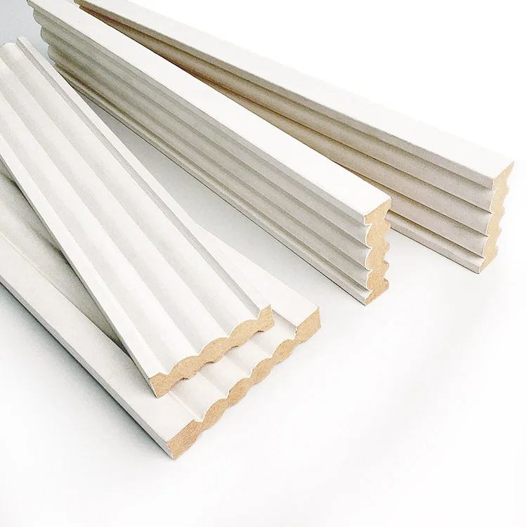 s4s waterproof top casing timber wooden trim skirting side fiber tray moulding cornice for sale  manufacture company