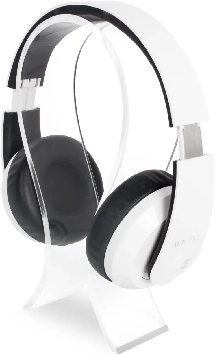 new design Transparent Acrylic headphone display showcase acrylic headphones with display