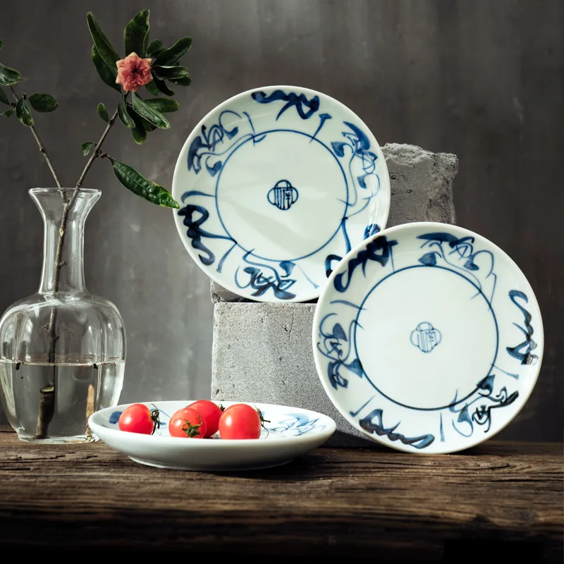 Factory Stocked White dish Ceramic Plate spring bowls porcelain dinner sets dinnerware for hotel