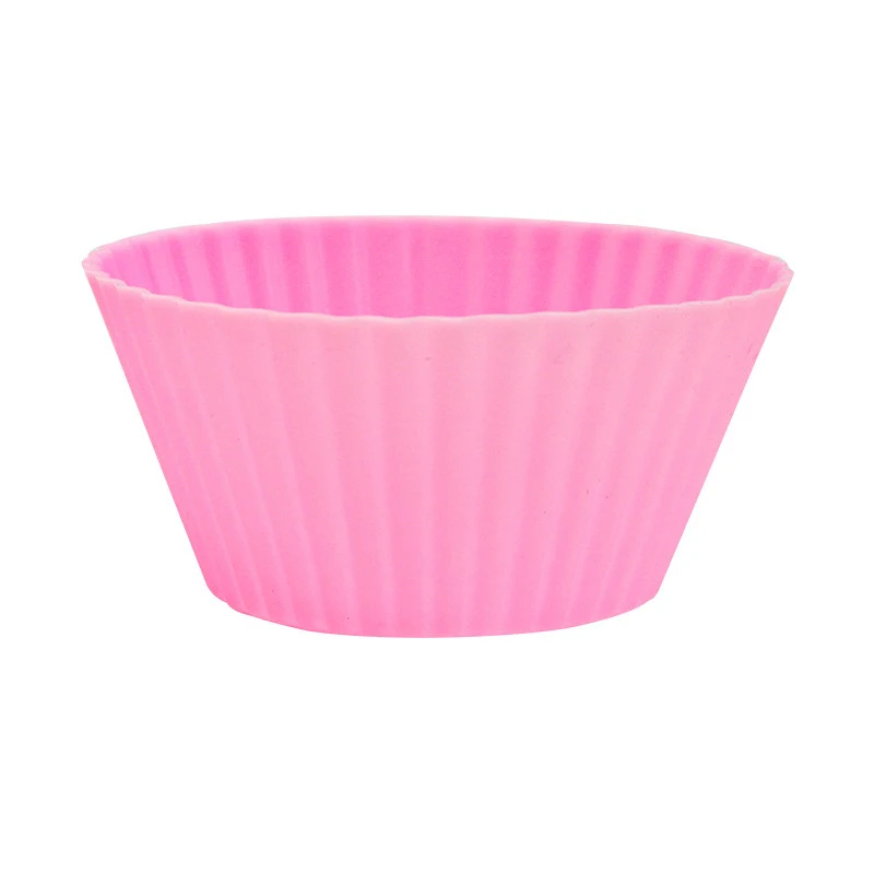 Wholesale Colorful 24 Silicone Muffin Cup Cake Baking Mold Set