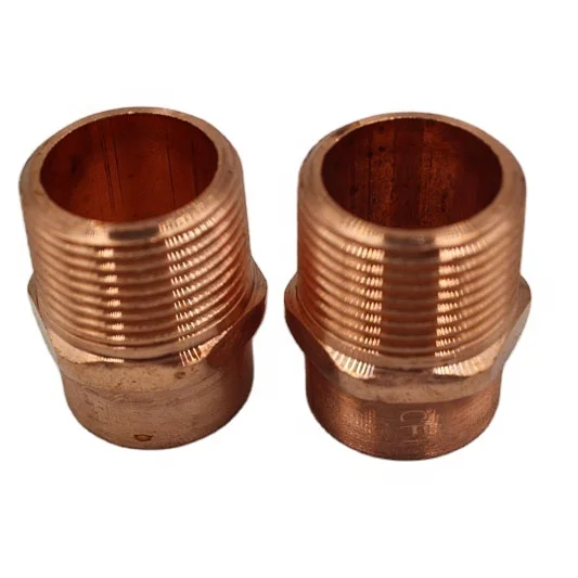 Copper Plumbing Pipe Fitting Male Adapter Fitting