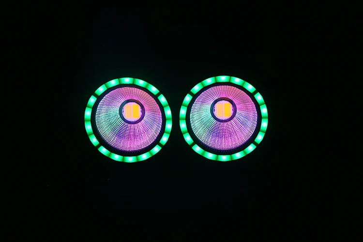 COB Par Stage LED Blinder Lights 2 Eyes 100W CW WW LED Rings for Wedding and Church