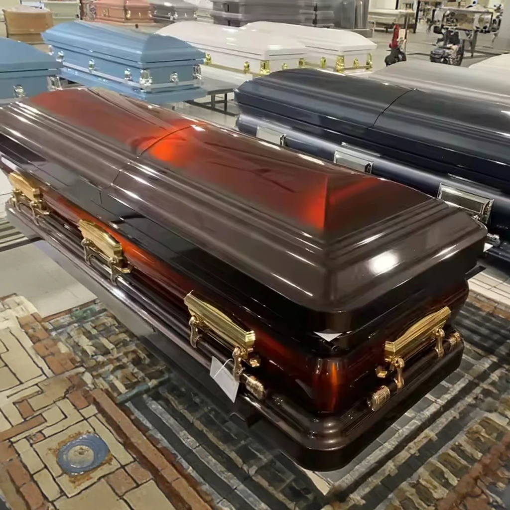 American Style Funeral Brand-new Steel Caskets Sale With Low Price