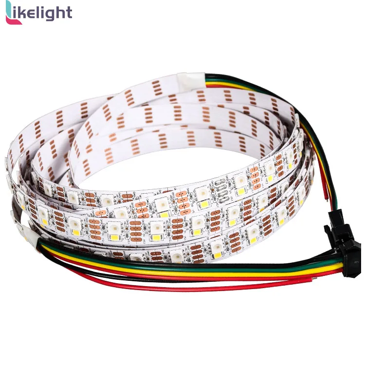 Like Light Smart LED strips DMX digital RGB+W full color DC12V SMD5050 60leds +SMD2835 LED Strip lights indoor or outdoor use
