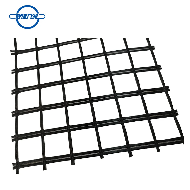 Asphalt pavement fiberglass geogrid