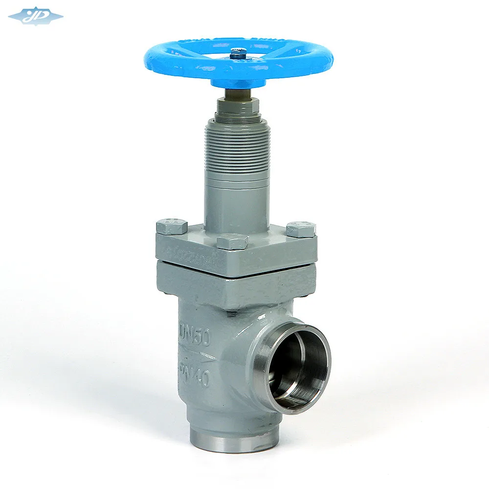 angle cast steel  stop globe ammonia valve from DN15 TO DN200 with wheel  refrigeration cold room and unit