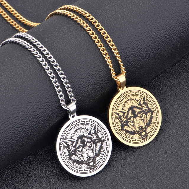 2022 Hip Hop Rock Animal Wolverine Gold Silver Chain Necklaces Pendant For Men Jewelry Spot Wholesale