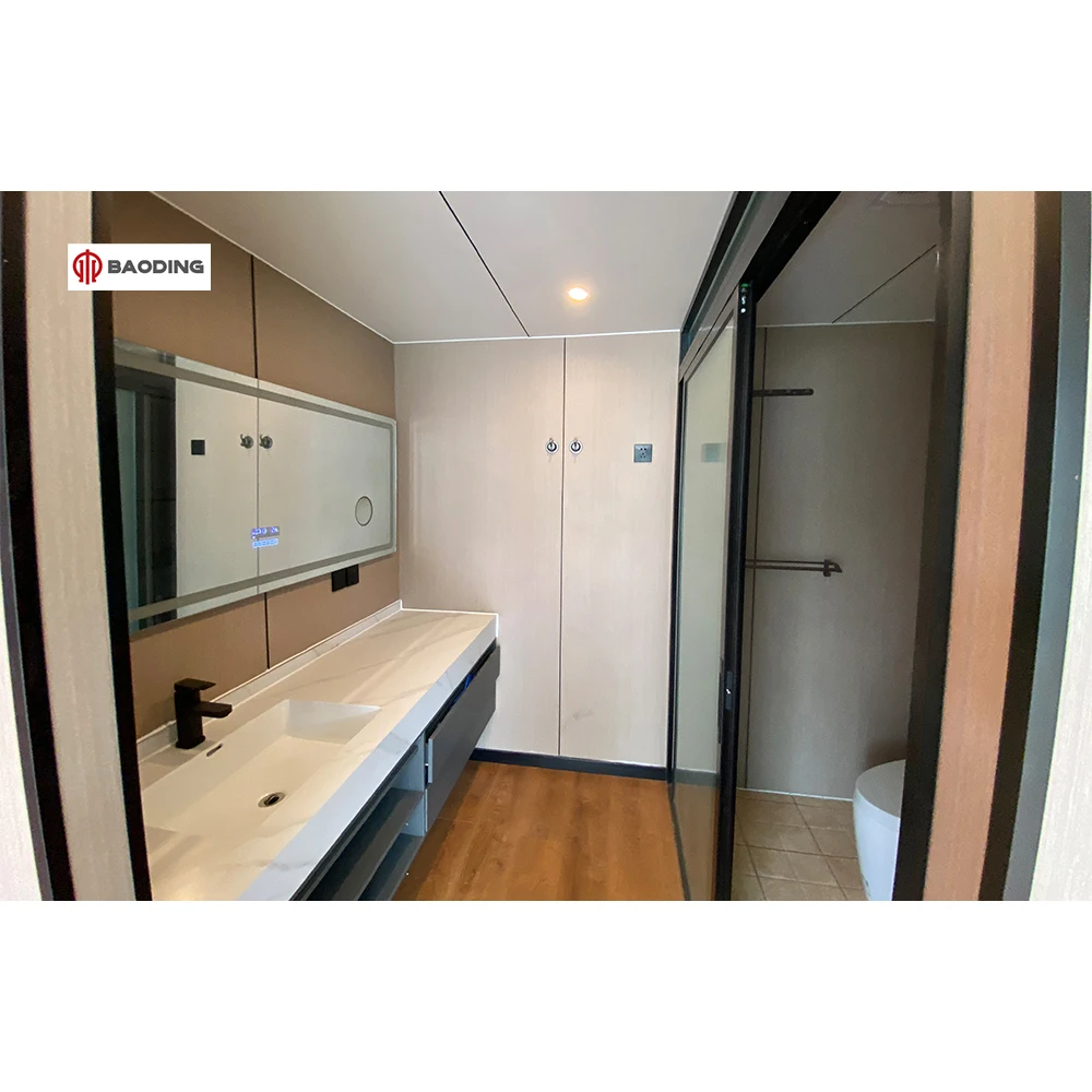 20ft 40ft trade modular luxury prefab steel smart tiny space capsule home prefabricated capsule room hotel capsule house hotel