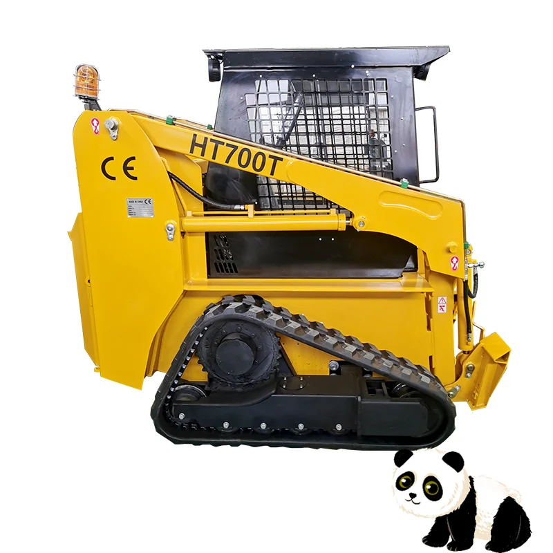 Factory Hot Small Skid Steer Front End Loader With Bucket  Skid Steer Loader Attachment Mini Skid Steer On Sale