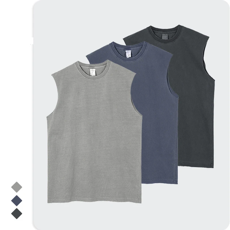 
Factory Direct Sale Tank Top Custom Brown Bodybuilding Tank Tops 