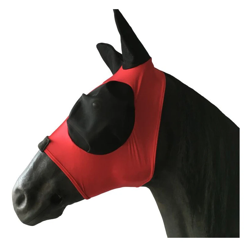 Horse products lightweight horse ear bonnet high quality fly veils horses comfortable equestrian equip-- FULL