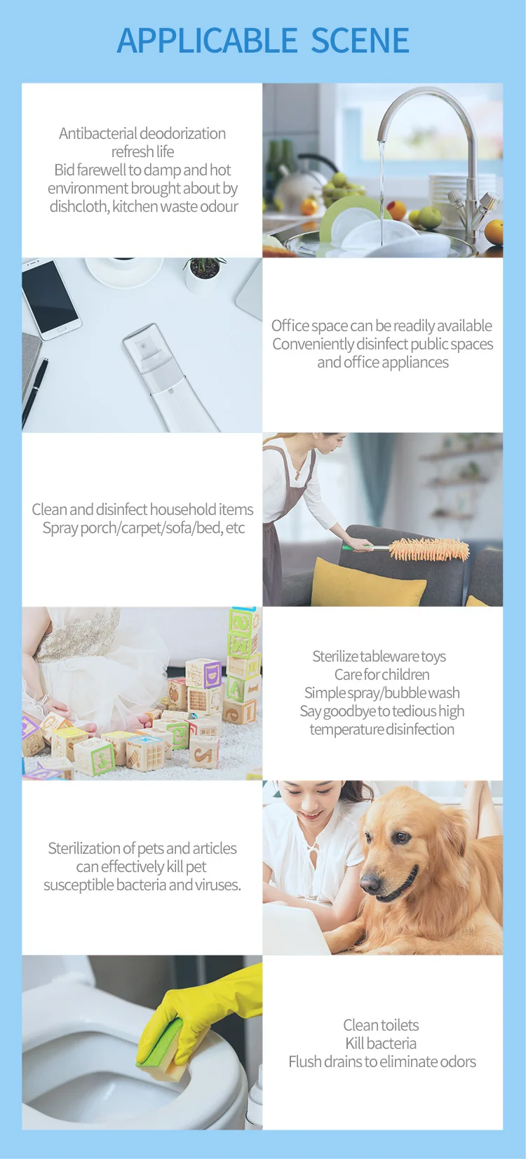 Large Capacity 500ml Sodium Hypochlorite Generator for Home Cleaning and Disinfection Personal Cleaning Feature Stocked